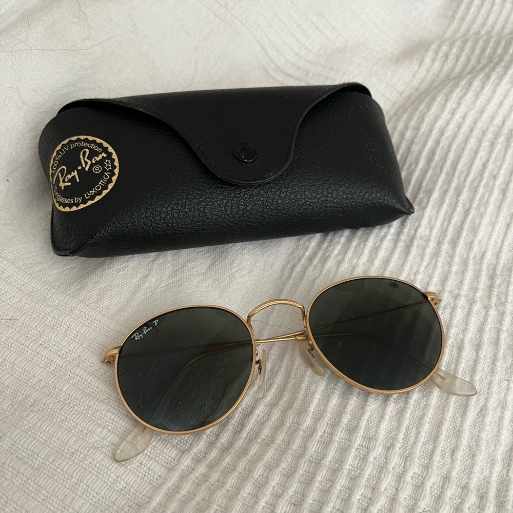 Ray Ban 3447 round metal 50mm broken lens